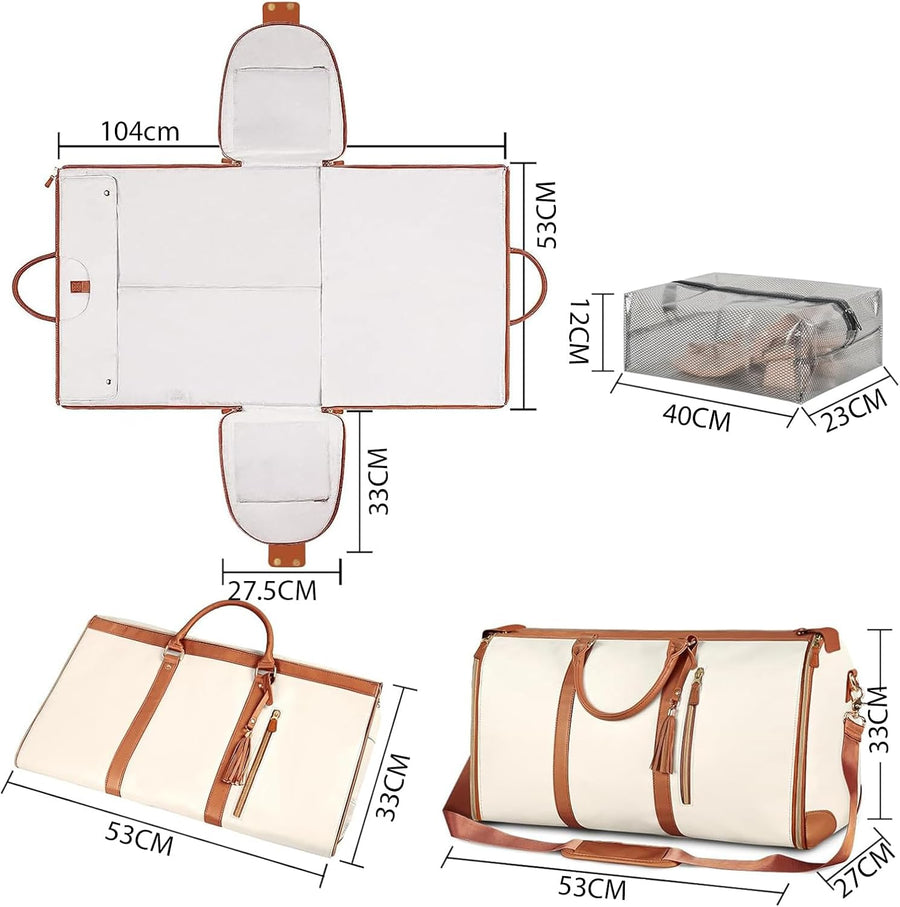 Bagnsy Convertible Duffle Bags Carry on Large Bag